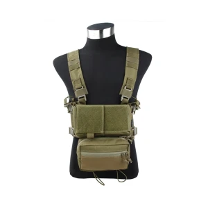 TMC Chest Rig MicroFight FULL SET Khaki