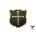 FFI Naszywka SEALS DEVGRU Crusader Shield Gold FFI-PAT-B-02