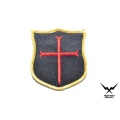 FFI Naszywka SEALS DEVGRU Crusader Shield Red FFI-PAT-B-03