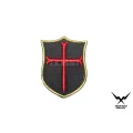 FFI Naszywka SEALS DEVGRU Crusader Shield MINI Red FFI-1050