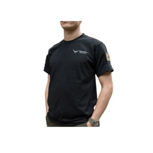 FFI Koszulka Gecko Tee Sport VELCRO Black