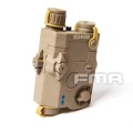 FMA LA-5B/PEQ BatteryCase + Red laser Dark Earth - replika TB486