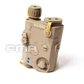 FMA LA-5B/PEQ BatteryCase + Red laser Dark Earth - replika TB486
