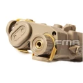 FMA LA-5B/PEQ BatteryCase + Red laser Dark Earth - replika TB486