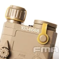 FMA LA-5B/PEQ BatteryCase + Red laser Dark Earth - replika TB486