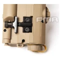 FMA LA-5B/PEQ BatteryCase + Red laser Dark Earth - replika TB486