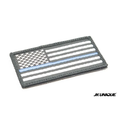 JK Unique Naszywka US Flag Blue Line JKCPS085